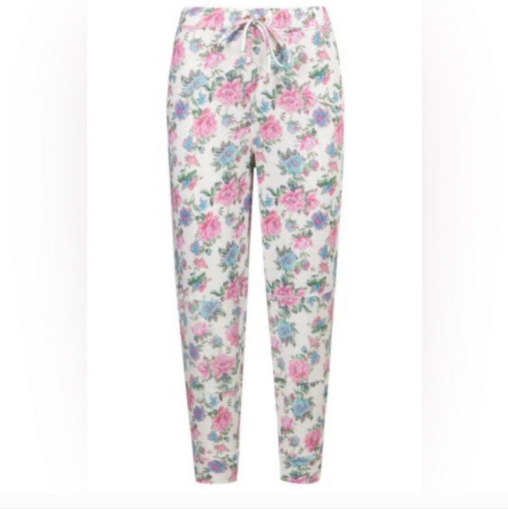 Love Shack Fancy Etty Floral Joggers - Sea Orchid - Picture 10 of 16